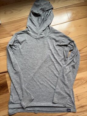 Patagonia Heather Gray Women's Crewneck Hoodie